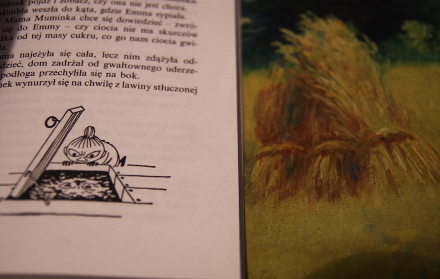 Lato Muminków - Ilustracje Tove Jansson - Mała Mi i zapadnia